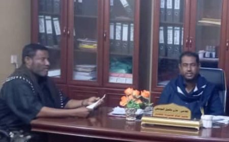 مدير عام مديرية خنفر "اليوسفي" يلتقي مدير إدارة الصرف الصحي ويناقش برنامج العمل خلال شهر رمضان المبارك