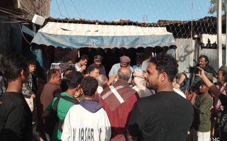 محلات بن شايف بمديرية سرار تُجري السحب العلني لجوائز عروضها الرمضانية