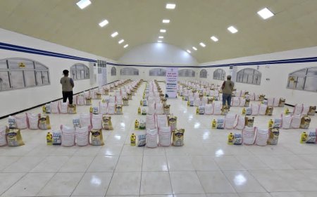 مؤسسة إثراء تدشن توزيع (100) سلة عذائية لموظفي مستشفى عبود بعدن تزامنًا مع شهر رمضان المبارك 1447هـ