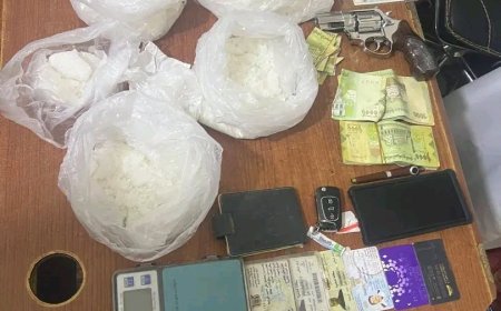 قوات درع الوطن بالمهرة تضبط كميات من مخدر الشبو وتلقي القبض على أحد المروجين في شحن