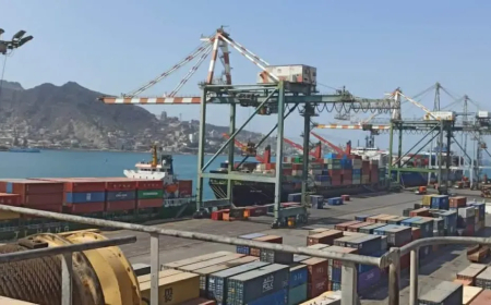 ميناء عدن يحقق قفزة تاريخية لأول مرة برسو ثلاث سفن دفعة واحدة منذ 12 عاماً