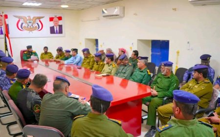 اجتماع أمني موسع بسيئون برئاسة العميد بن حبيش يناقش تنفيذ الخطة الأمنية لشهر رمضان ويستعرض الإنجازات الأمنية لعام 2025م