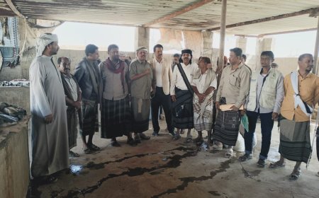 برعاية المحافظ ابن الوزير وبتمويل من مركز الملك سلمان.. تسليم موقع مشروع تأهيل سوق الأسماك بمدينة رضوم