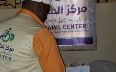 أبين:  بدعم من فاعل خير.. مركز الشامل لذوي الإعاقة يوزع مبالغ مالية والبان لذوي الإعاقة الحركية والصم والتوحد