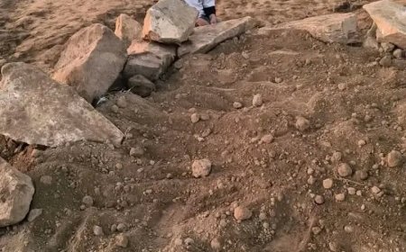 طفل يودع شقيقه في حادث المحفد… مشهد يحرك القلوب في مقبرة الشهداء بالتربة