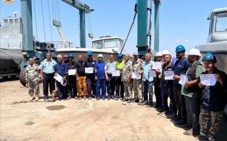 مصلحة خفر السواحل تختتم دورة جديدة في صيانة وإعادة تأهيل جاهزية الزوارق