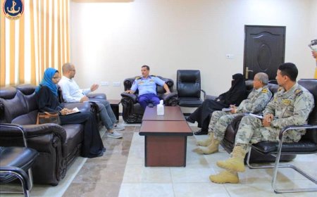 مصلحة خفر السواحل تستقبل وفداً من مكتب الامم المتحدة للمرأة