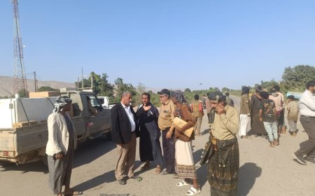 بتوجيهات وزير الأشغال.. تسليم موقع مشروع تأهيل طريق جعار–باتيس