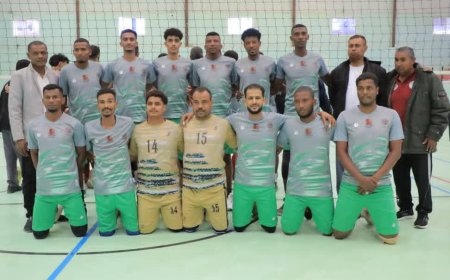 منتخب طائرة أبين يبدأ تدريباته استعدادًا لبطولة المنتخبات الرمضانية