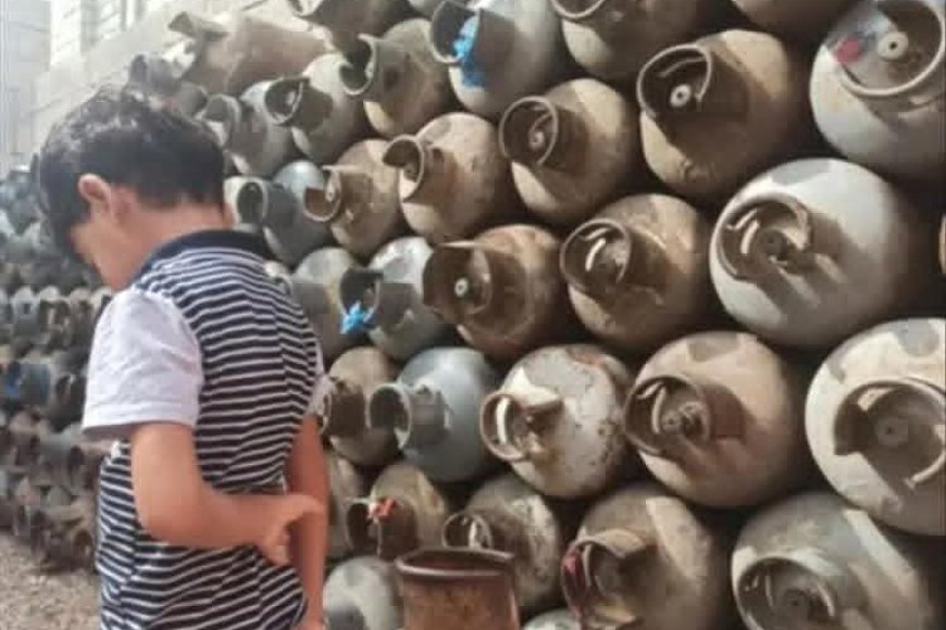 تعز.أزمة غاز خانقة تضربها وإغـلاق محطات التموين.