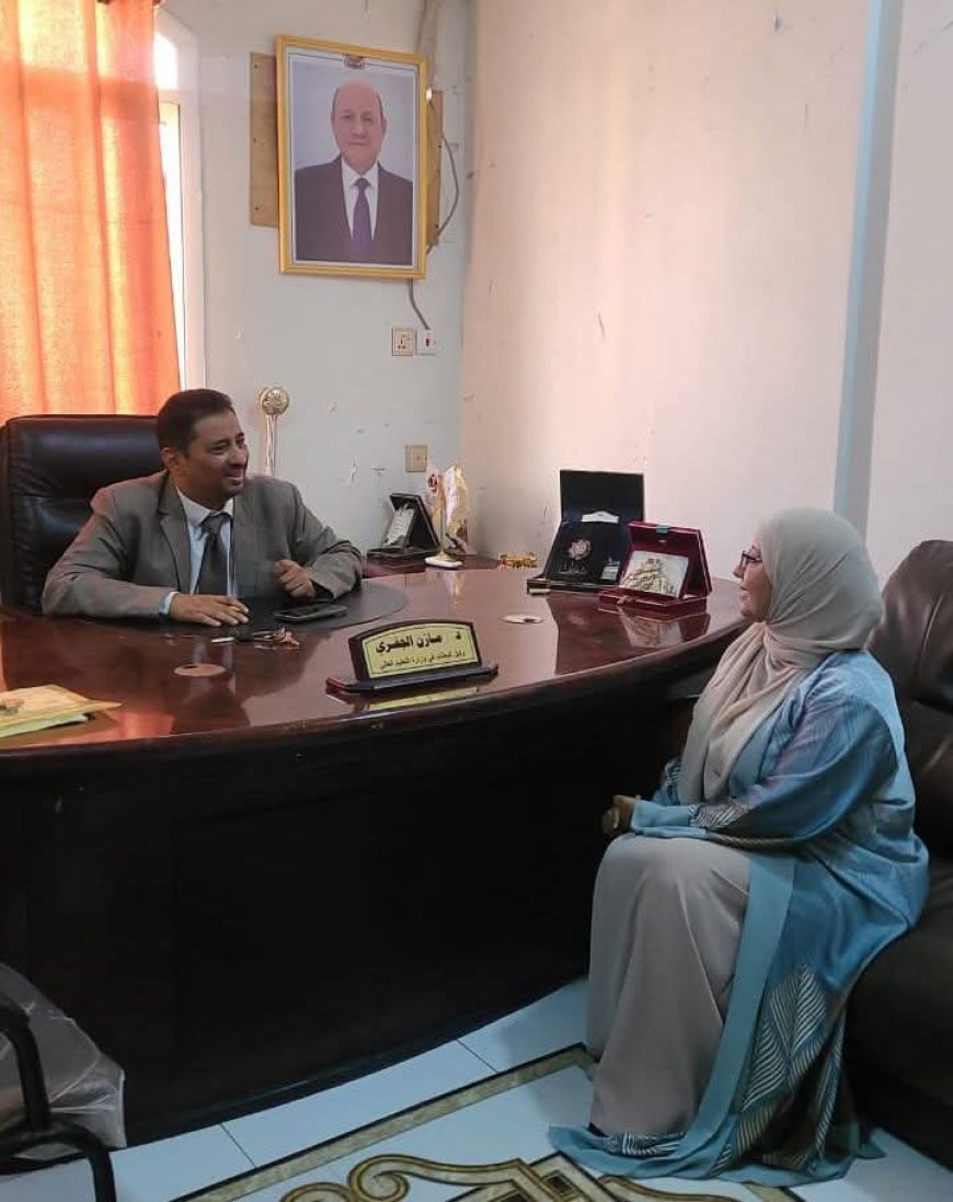 الوكيل الجفري يناقش مع المستشارة عُمير أوضاع المبتعثين في الأردن