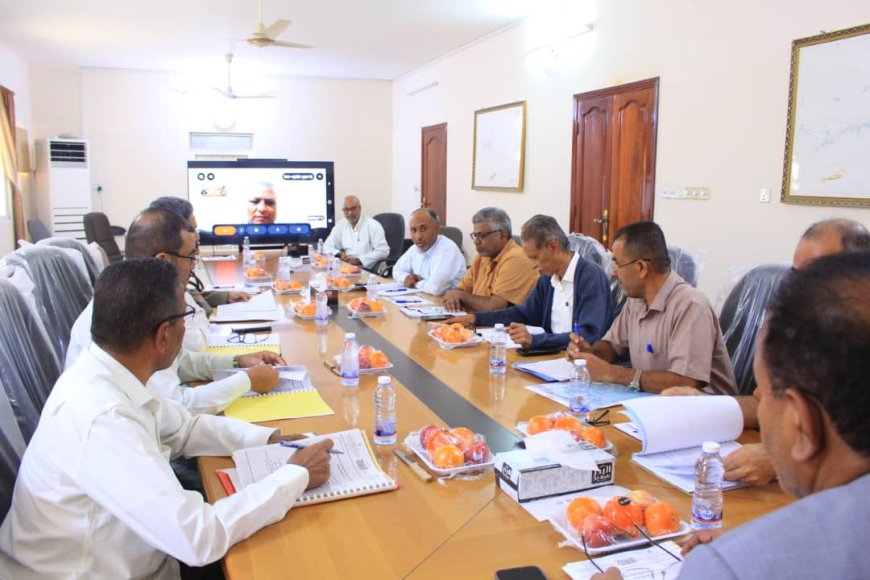 مجلس إدارة مؤسسة المياه بوادي حضرموت يقر موازنة 2026 ويناقش مجاري سيئون وتريم والتأمين الصحي