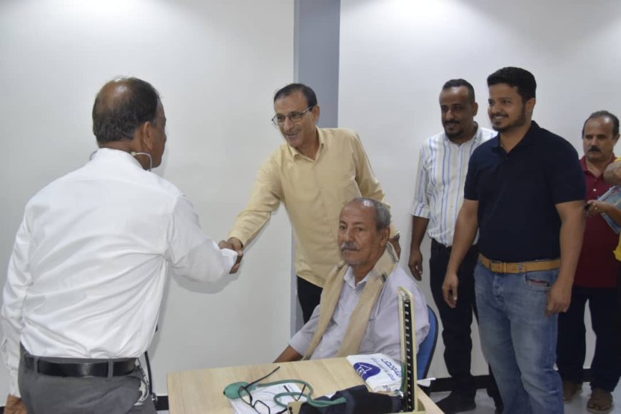 تدشين المخيم الطبي المجاني لأمراض الباطنية في مستشفى الجزيرة بمديرية المنصورة