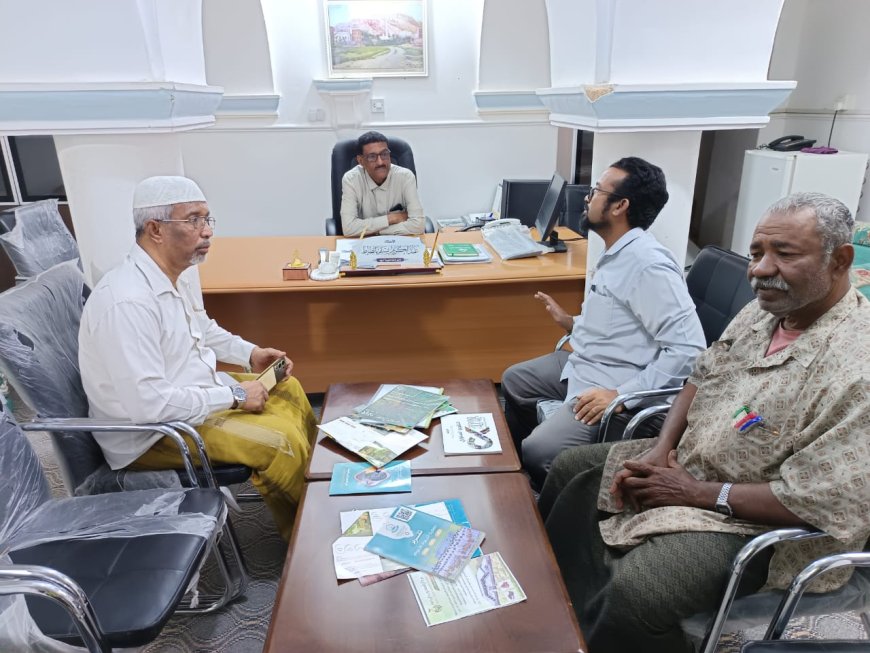 مدير عام مديرية تريم يلتقي لجنة إصلاح ذات البين وحماية المجتمع من السلبيات