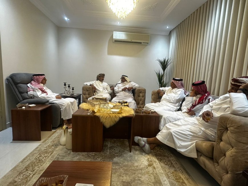 محافظ شبوة ابن الوزير في إطار زياراته للشخصيات الاعتبارية بالمملكة يحل ضيفاً على آل العاقل باعوضة بجدة