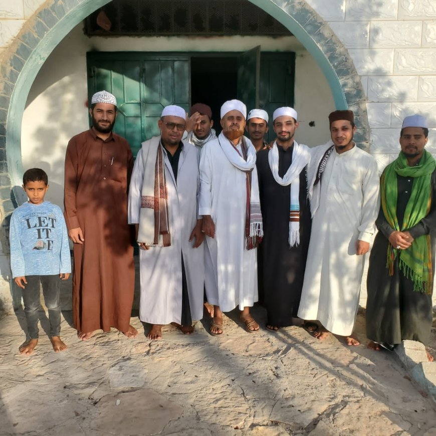 مدير رباط العطاس بالمكلا يلتقي مدير رباط المشهور بعدن