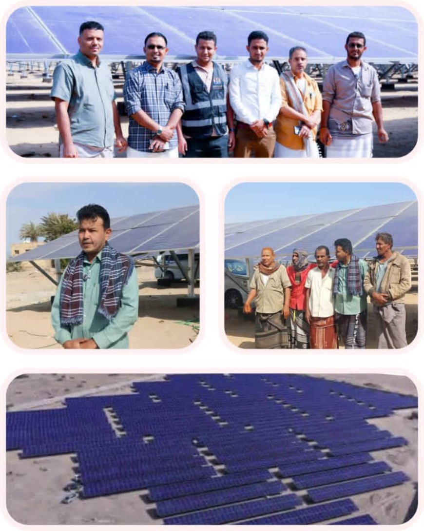 بقدرة إنتاجية 2 ميجاوات.. الشيخ الهاظل يتفقد اكتمال المرحلة الأولى لمشروع الطاقة الشمسية بشقرة