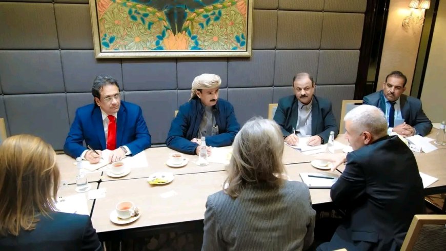 محافظ شبوة يبحث مع فريق المبعوث الأممي مستجدات الأوضاع وجهود دعم الاستقرار والسلام