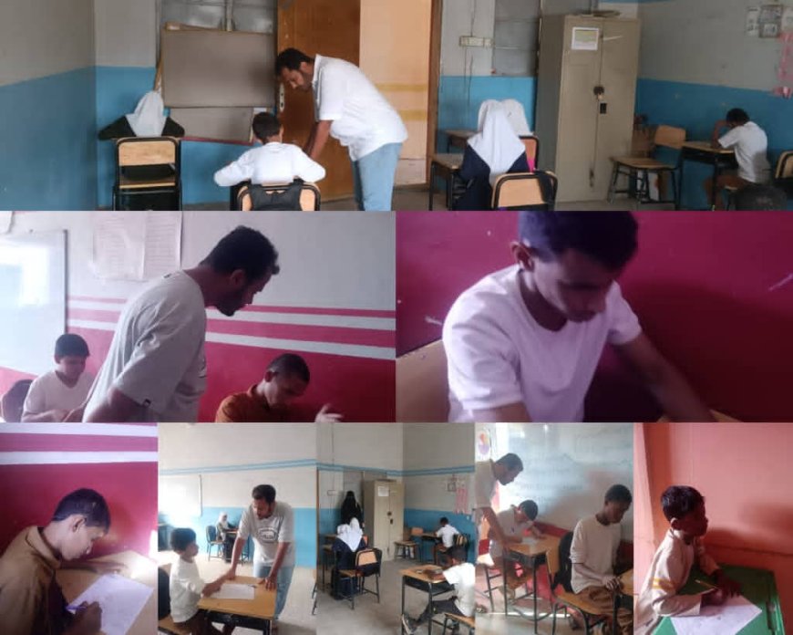 سير الاختبارات بمدرسة الأمل للصم والبكم بزنجبار في أجواء من الانضباط والاهتمام