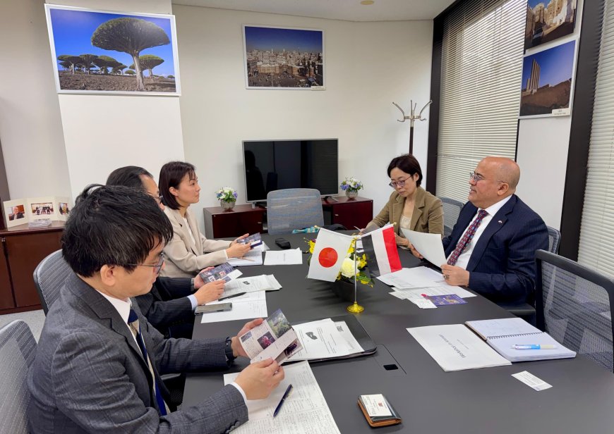 السفير السنيني يجري مباحثات مع الوكالة اليابانية للتعاون الدولي "جايكا"