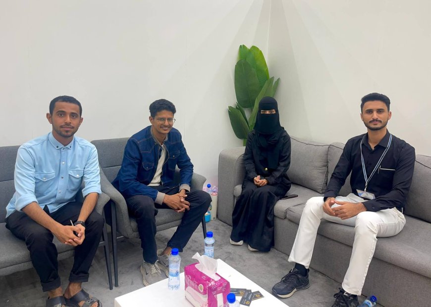 زيارة اتحاد الملتقيات والفرق التطوعية بساحل حضرموت لمعرض المنى للصناعات بالمكلا