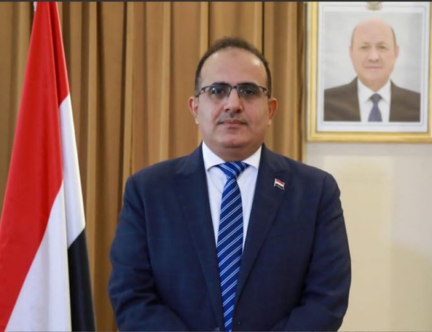 مستشار محافظة أبين يبعث برقية تهنئة إلى الدكتور قاسم محمد قاسم بحيبح وزير الصحة العامة والسكان