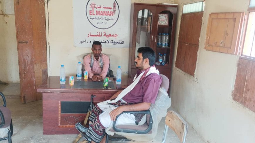 رئيس عمليات اللواء 111 يطلع على أنشطة جمعية المنار التنموية بأحور