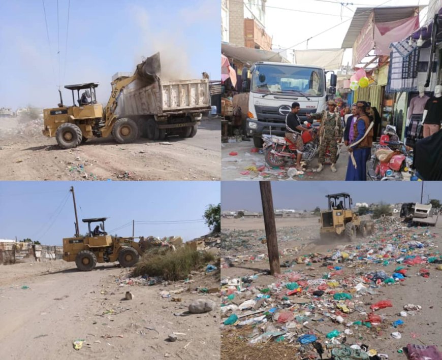 صندوق النظافة والتحسين بخنفر يطلق حملة نظافة شاملة  استعداداً لشهر رمضان