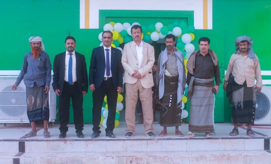 بحضور مدير عام رضوم.. تدشين افتتاح بنك أمجاد بمدينة عين بامعبد