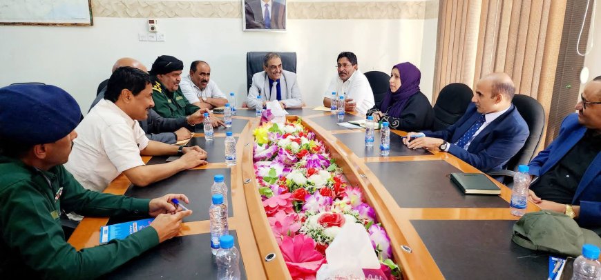 اللجنة الوطنية للتحقيق في إدعاءات انتهاكات حقوق الإنسان تشيد بتعاون السلطة المحلية وأجهزتها الأمنية بمحافظة شبوة