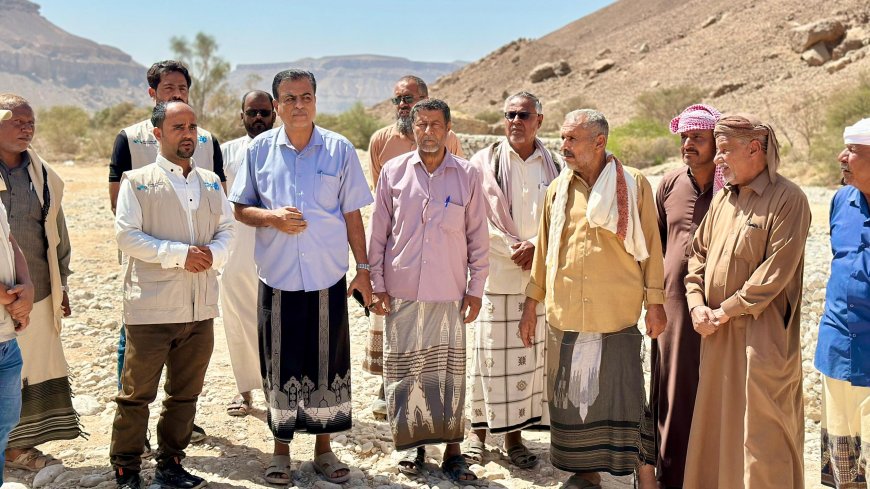 مدير عام مديرية القطن يتفقد سير العمل بمشروع من الغذاء إلى الصمود المرحلة الثالثة (FuTuRe3) بوادي سر