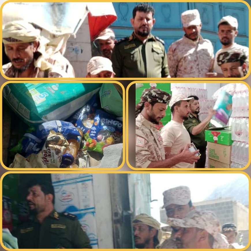 إدارة الإسكان وأمن يافع رُصُد ينفذون حملة تفتيش على التوالف بسوق رُصُد