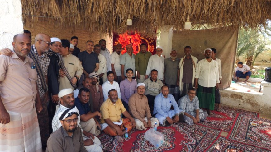 في منتزه آل الحسني.. موظفو الإدارة العامة لمؤسسة المياه يقيمون لقاء المحبة الأول