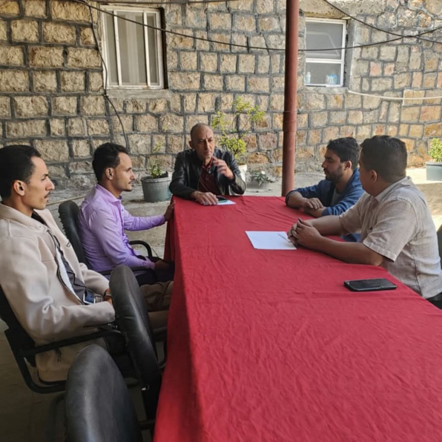 اشتراكي تعز يلتقي برابطة الجرحى ومبادرة "حقك" ويناقش أوضاعهم وسبل المعالجة.