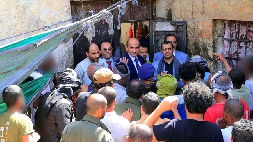 مأرب: اللجنة الوطنية للتحقيق تلتقي قيادات السلطة المحلية والقضائية والأمنية وتزور السجن الاحتياطي