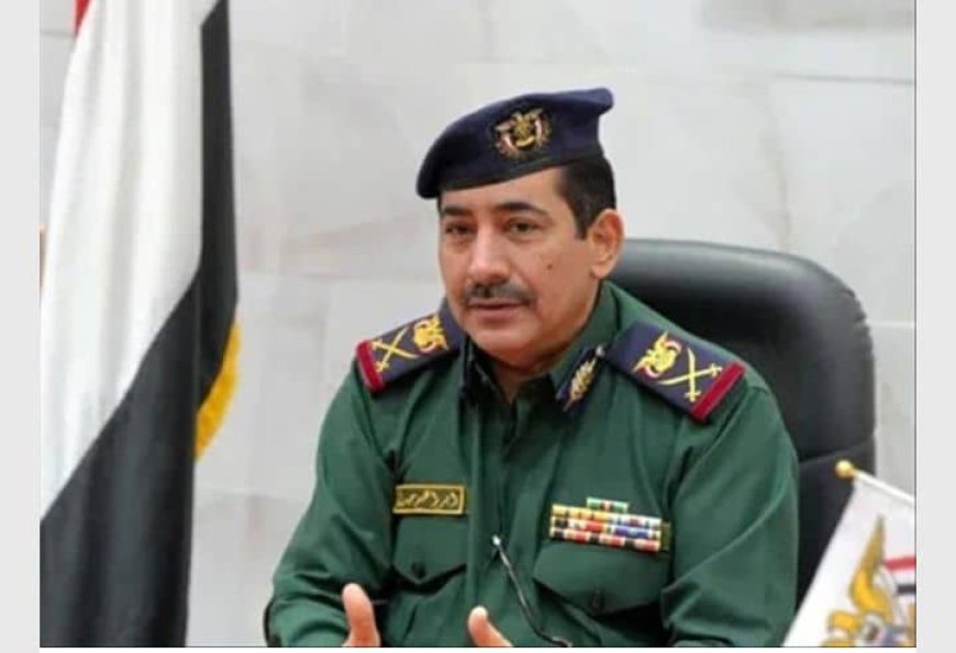 مدير إدارة أمن المحفد يهنئ اللواء الركن ابراهيم حيدان بمناسبة تجديد الثقة له في قيادة وزارة الداخلية