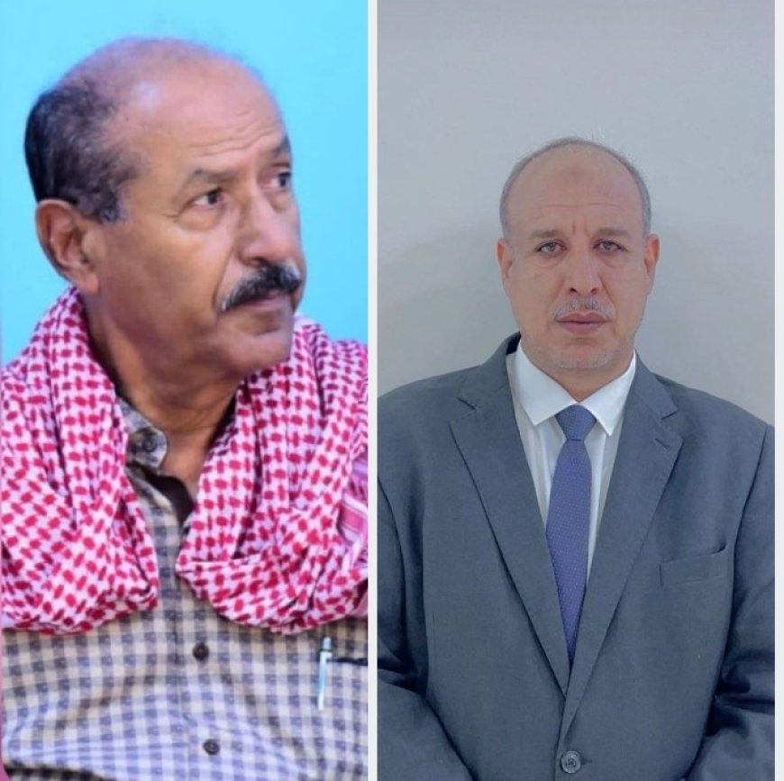 مدير عام مديرية السوم يهنئ الأستاذ جمعان بارباع بمناسبة تعيينه وكيلاً لمحافظة حضرموت لشؤون الوادي والصحراء