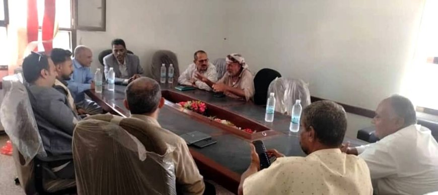 فريق وزاري يطلع على احتياجات قطاع التعليم بلحج ويتفقد  المشاريع المنفذة من المجلس النرويجي