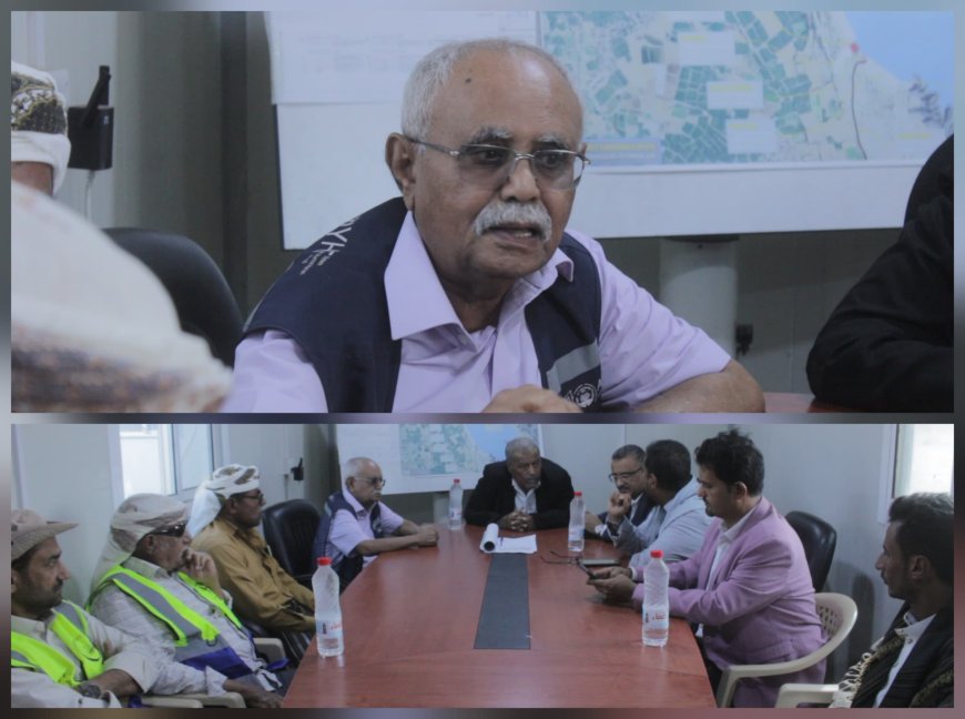 أبين: النائب سالم منصور حيدرة .. مشروع سد حسان استراتيجي ومستمر.. ولن يترك للتعثر أو الإشاعات