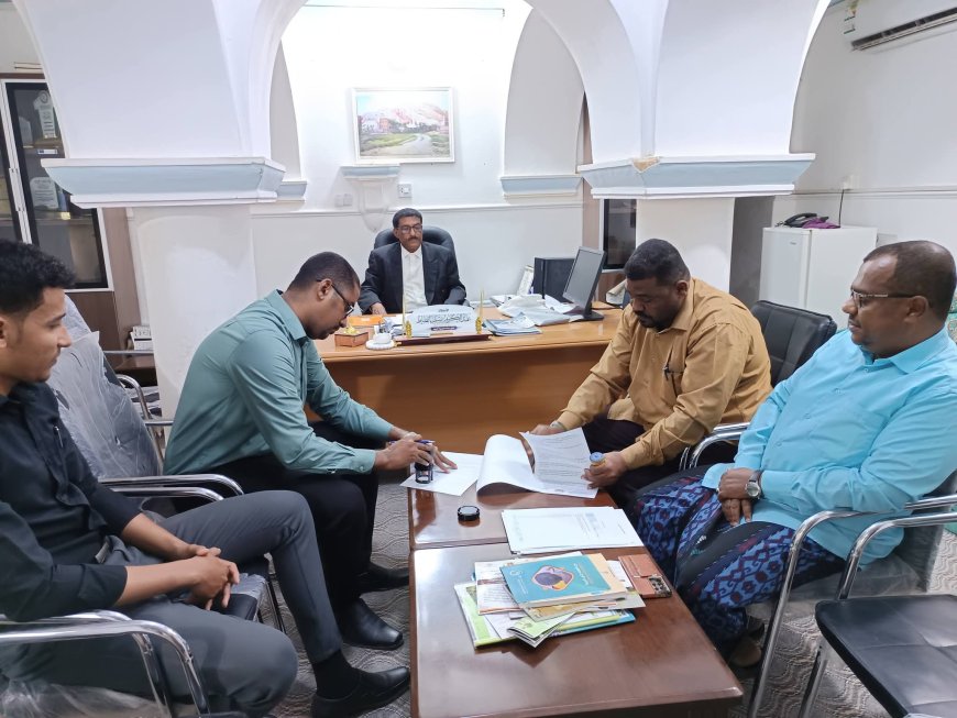 توقيع مذكرة تفاهم بتريم لإعداد وطباعة كتاب الإحصاء السنوي 2025م