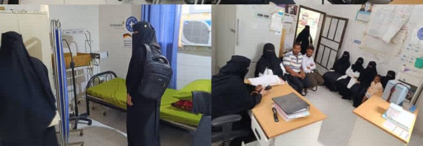 نزول ميداني لتقييم تدخلات “أطباء العالم” في أبين… تأكيد على تعزيز الشفافية واستمرارية الخدمات الصحية