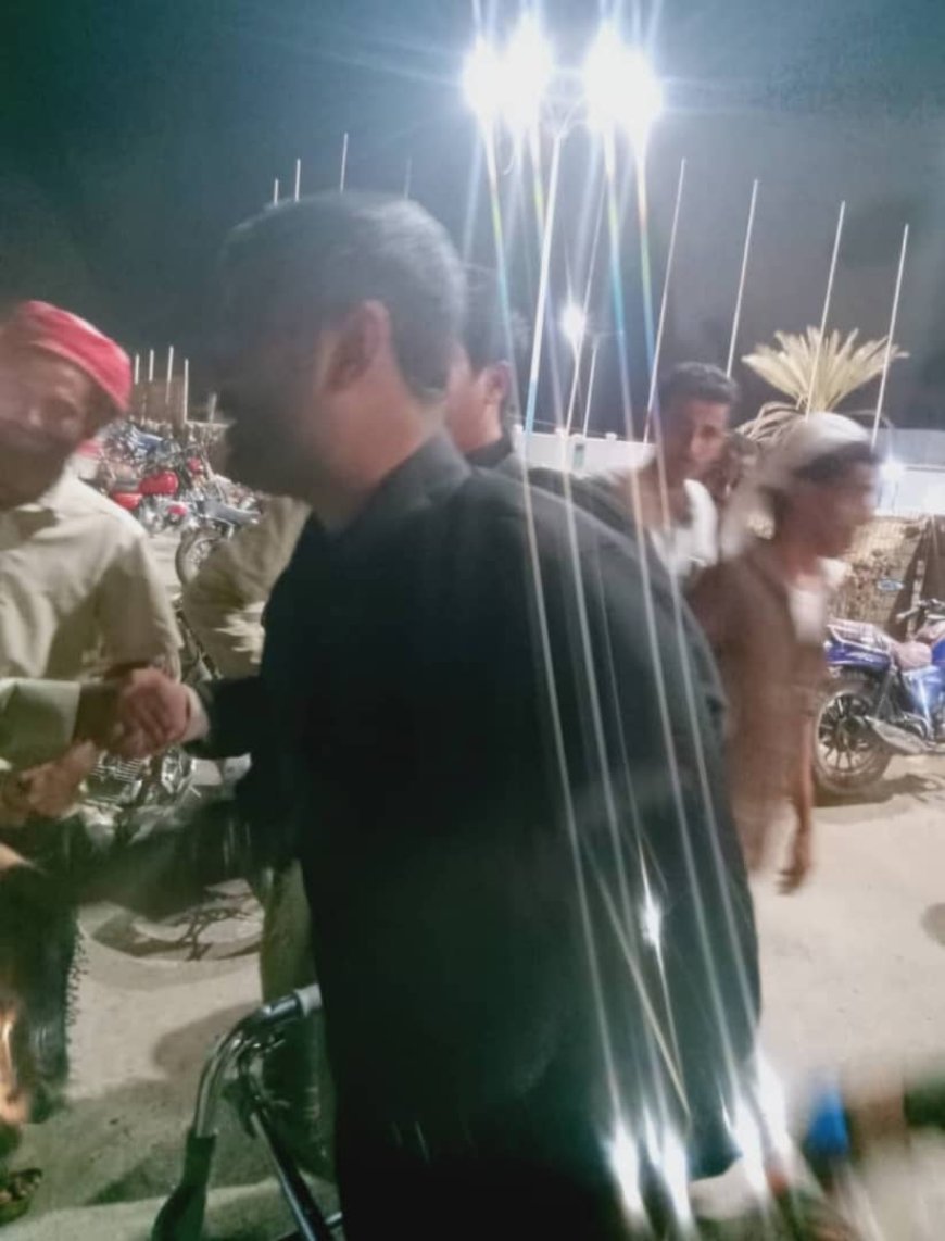 مكتب مؤتمر حضرموت الجامع بأرياف المكلا يحتفي بعودة الجريح البطل "باقراضه" من رحلته العلاجية