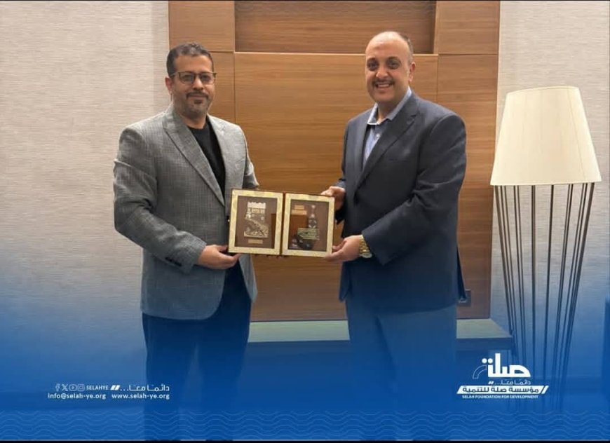 المدير التنفيذي لمؤسسة صلة للتنمية باشماخ يلتقي رئيس الجمعية الطبية العراقية الموحدة للإغاثة والتنمية لتعزيز الشراكة بين الجانبين 