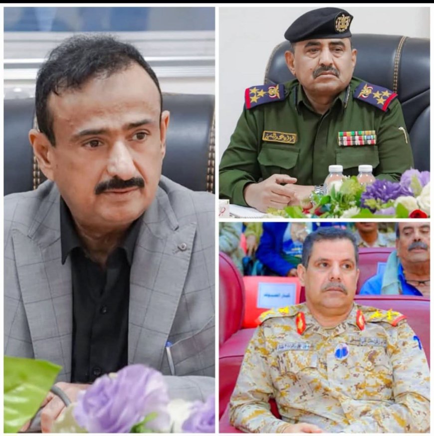 مدير عام شرطة شبوة يهنئ محافظ المحافظة وقائد محور عتق وقادة الوحدات الأمنية والعسكرية بمناسبة حلول شهر رمضان المبارك