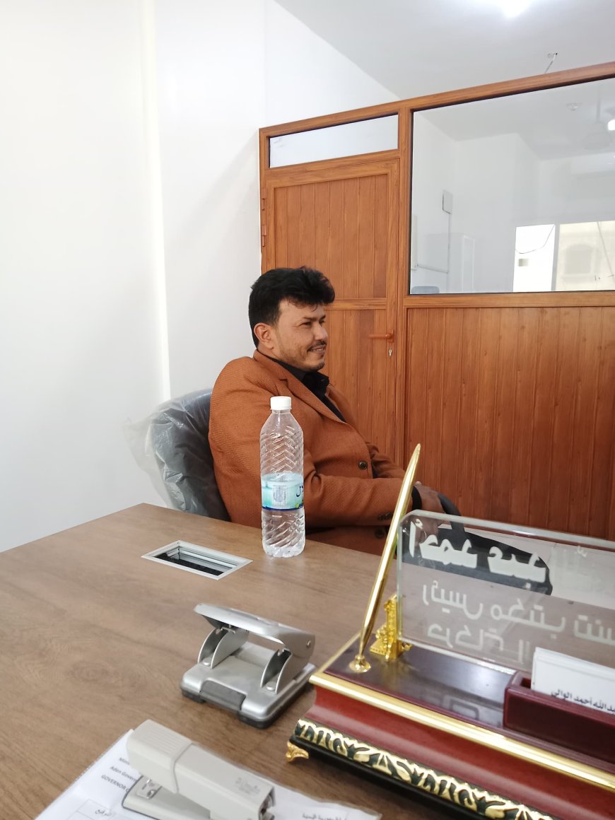 مدير منطقة شقرة يهنئ محافظ أبين ومدير أمن المحافظة بمناسبة حلول شهر رمضان المبارك