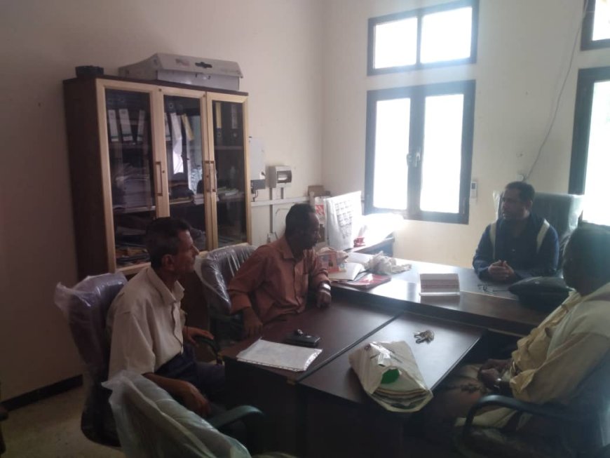 مدير عام خنفر "اليوسفي" يتفقد مكتب التربية والتعليم بالمديرية في أول أيام شهر رمضان المبارك