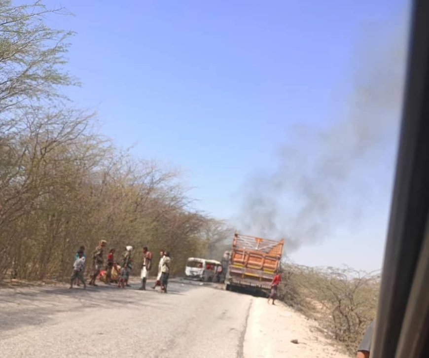 عاجل.. حادث مروري بين المحفد ولحمر بأبين