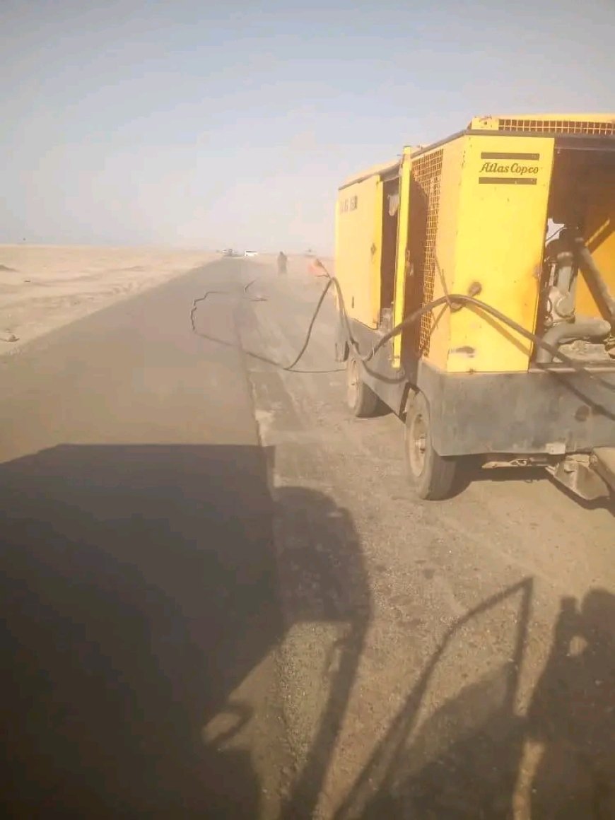 في رمضان.. أعمال متواصلة لتعزيز السلامة المرورية في خط العَلَم – دوفس بأبين