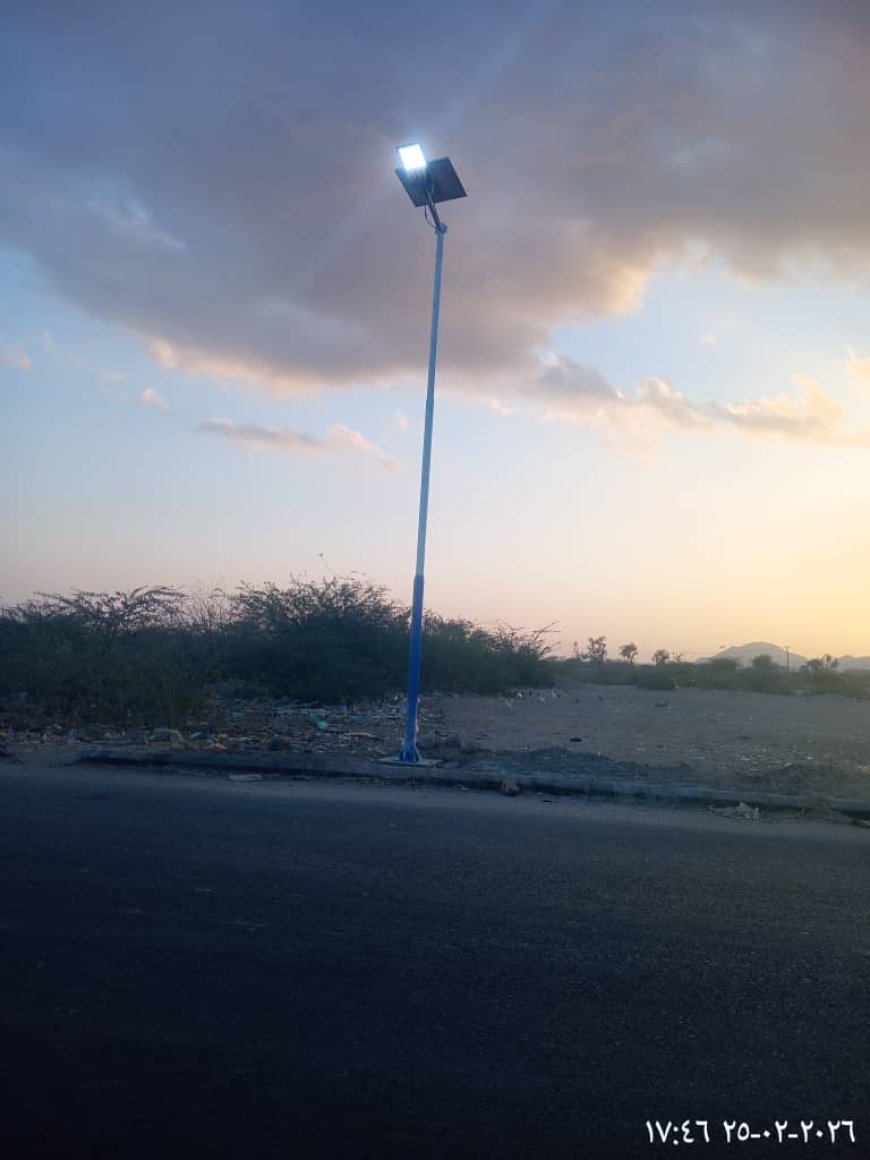 مؤسسة الناصر تدشن مشروع تركيب الإنارة في شوارع لودر