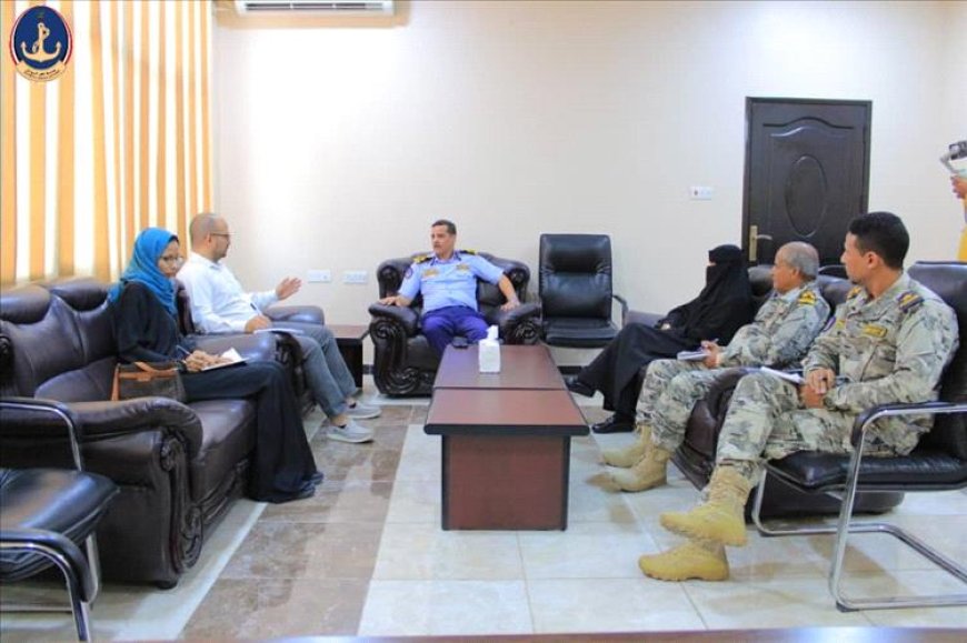 مصلحة خفر السواحل تستقبل وفداً من مكتب الامم المتحدة للمرأة